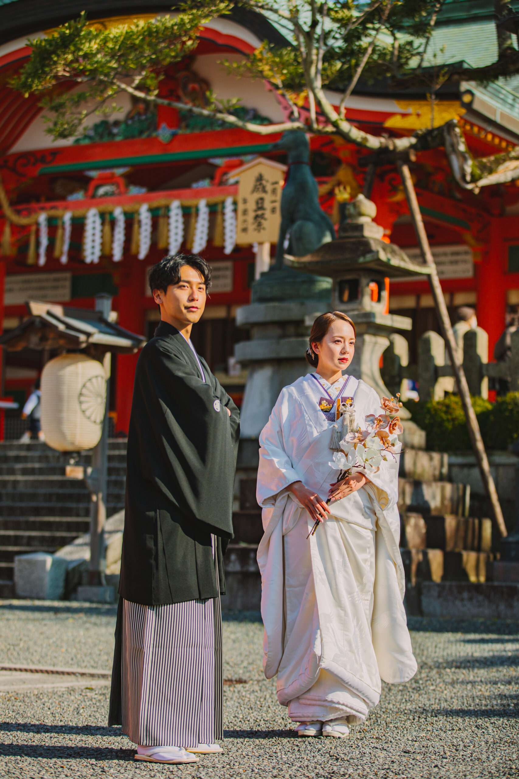 京都 婚攝 伏見稻荷神社 和服