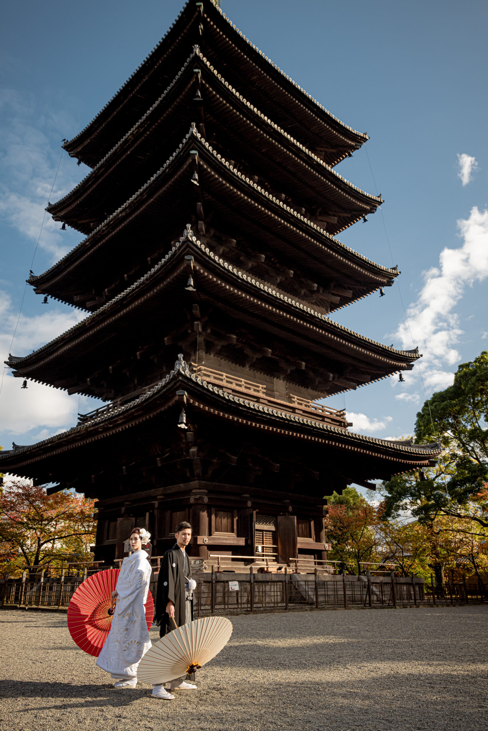 京都 婚攝 東寺 和服