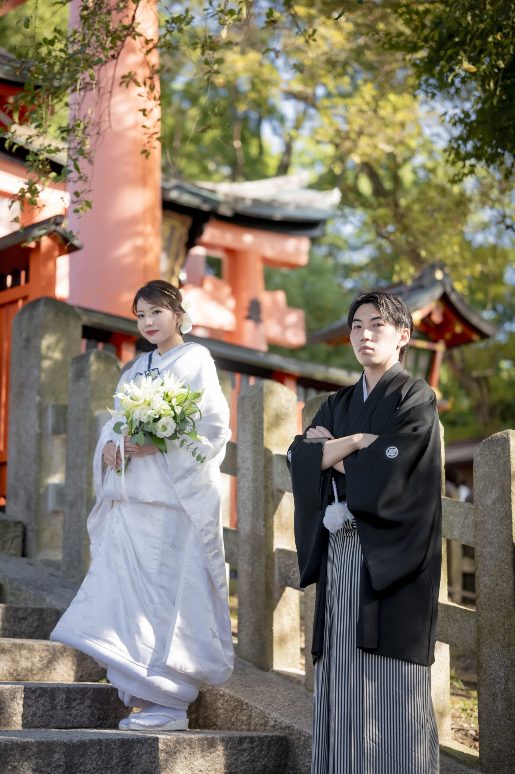 京都 婚攝 伏見稻荷神社 和服