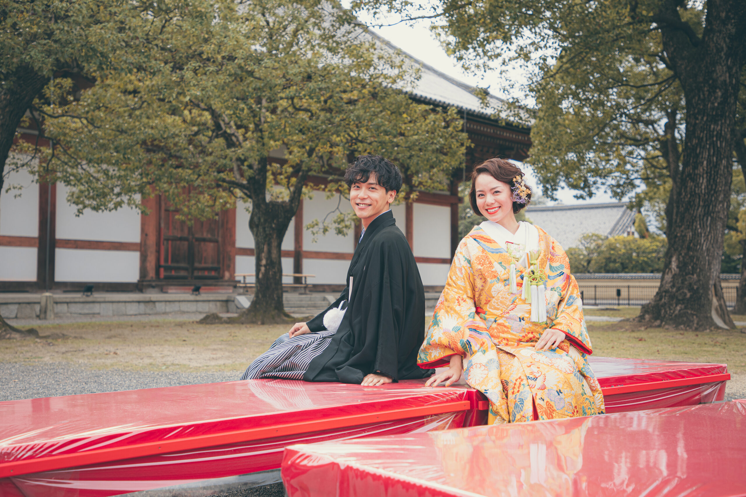 京都 婚攝 東寺 和服