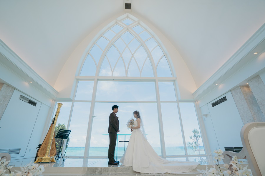 沖繩 艾葵雅教堂 AQUAGRACECHAPEL 婚攝