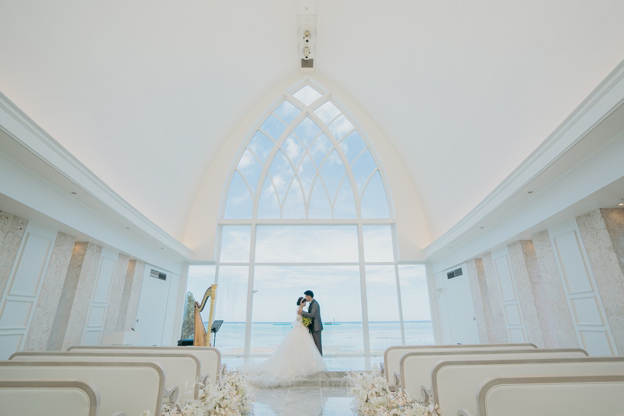 沖繩 艾葵雅教堂 AQUAGRACECHAPEL 婚攝