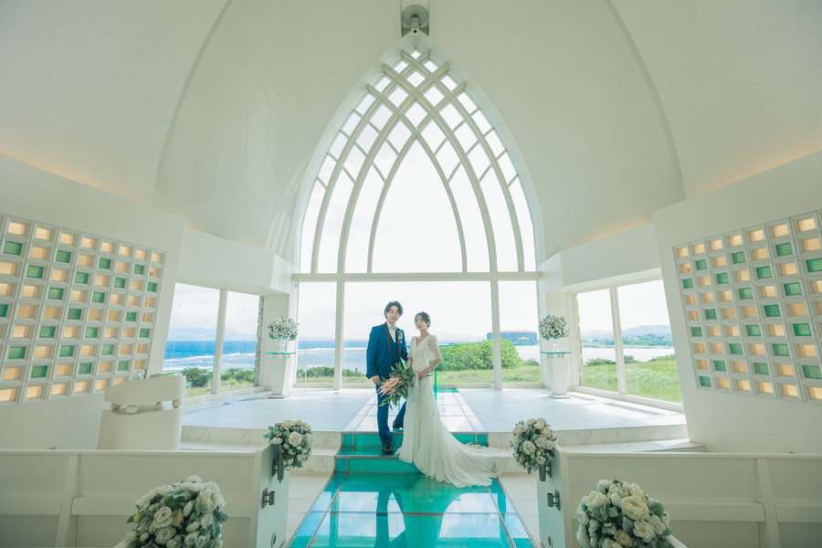 沖繩 艾葵露雀教堂 AQUALUCECHAPEL 婚攝