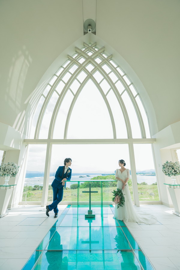 沖繩 艾葵露雀教堂 AQUALUCECHAPEL 婚攝