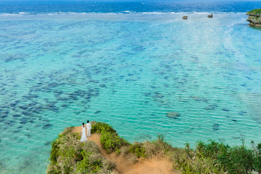 沖繩 真榮田岬 海景 婚攝