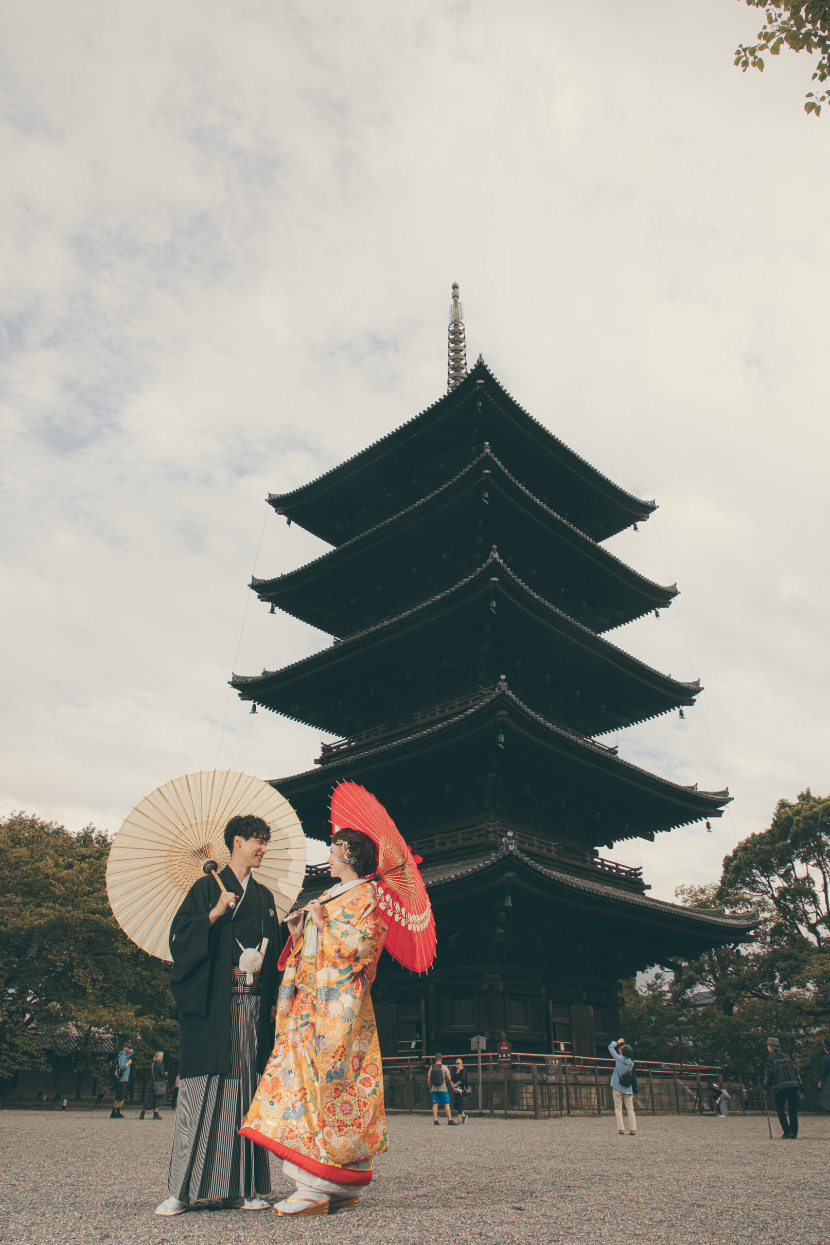 京都 婚攝 東寺 和服